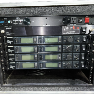 8 Channel Shure UR4D Rental